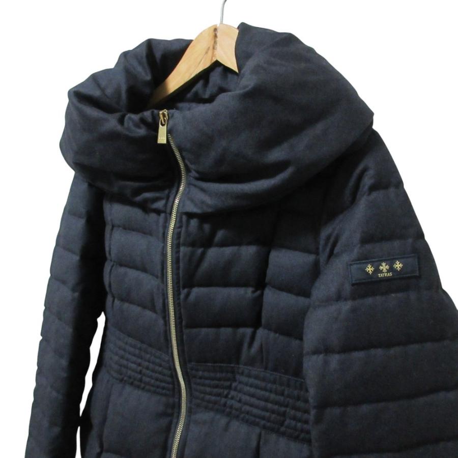 TATRAS（タトラス） 美品 ウール ボリュームカラー ダウンコート 