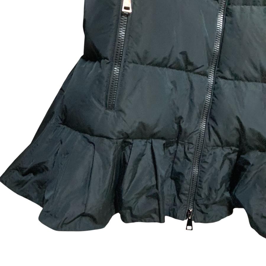 MONCLER BRUNECフリル付きダウンジャケット ベージュ0サイズ