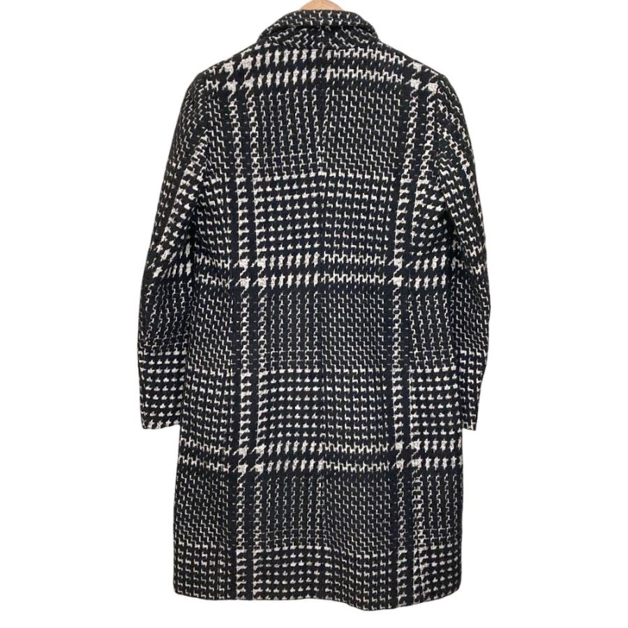 n*o様 MaxMara ウールチェックロングコート 38 Max Mara（マックスマーラ） 良品 チェック柄 ツイード ロング