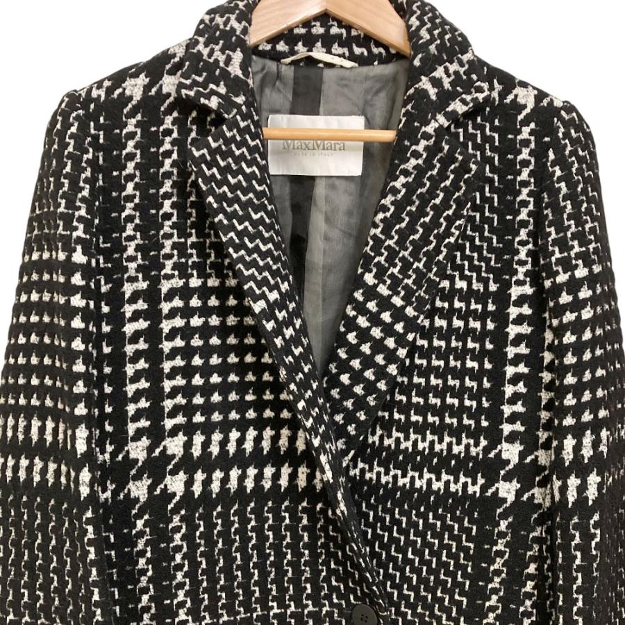 Max Mara（マックスマーラ） 良品 チェック柄 ツイード ロング