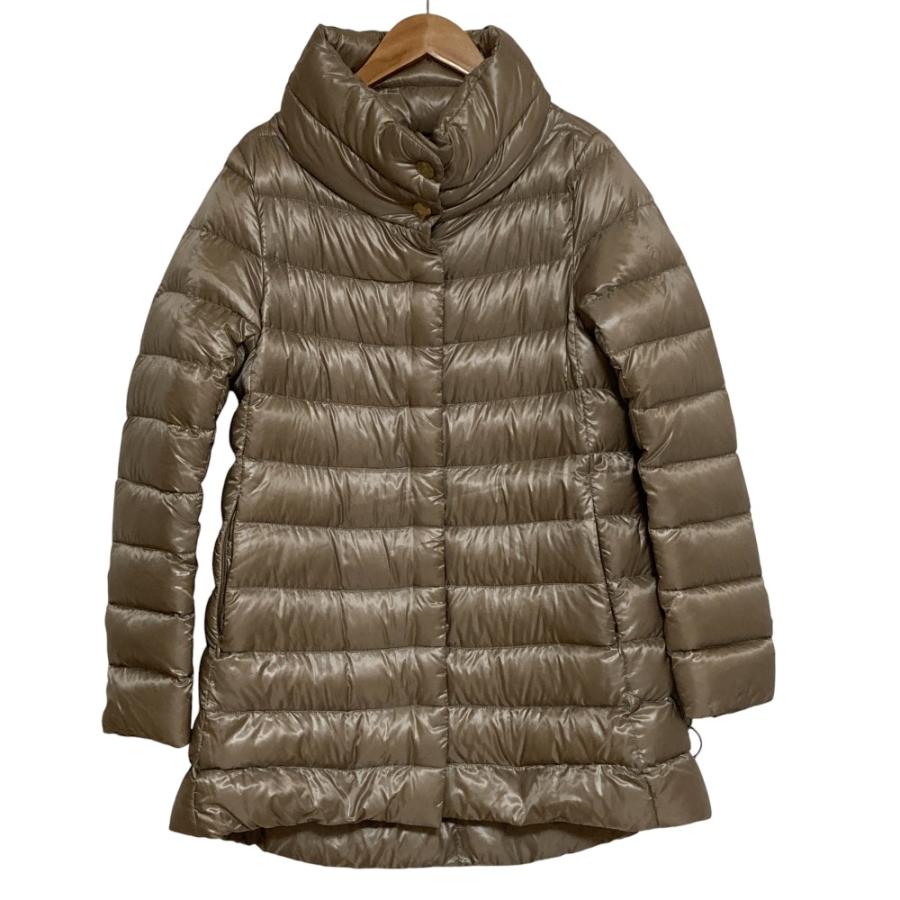 HERNO（ヘルノ） 良品 モックネック ダウンコート サイズ40 グレー