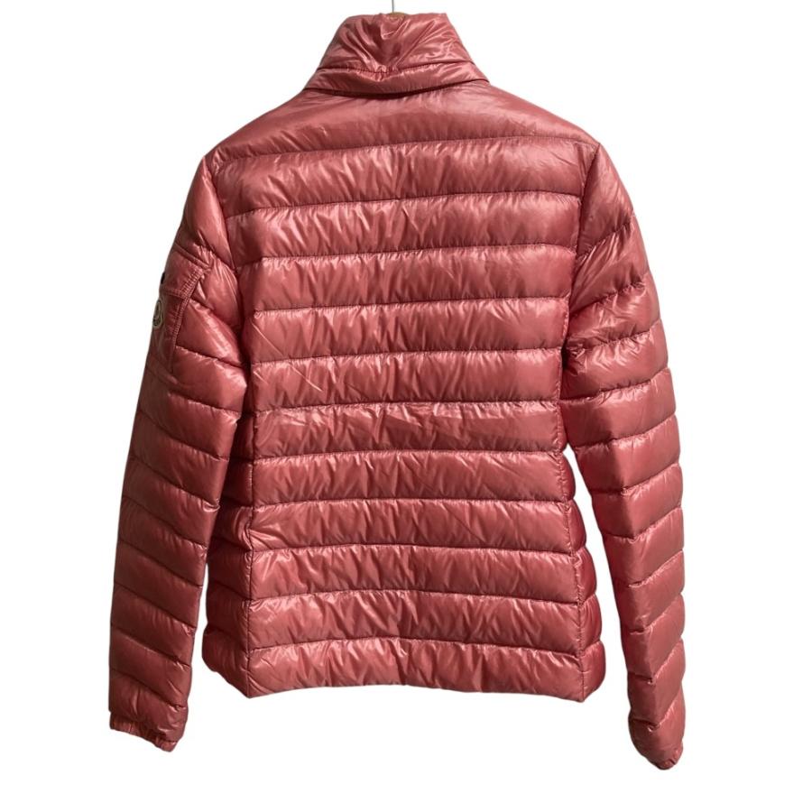 良品 MONCLER モンクレール BLEU ロゴワッペン ナイロン ダウンジャケット サイズ1 ピンク レディース 古着 中古_4