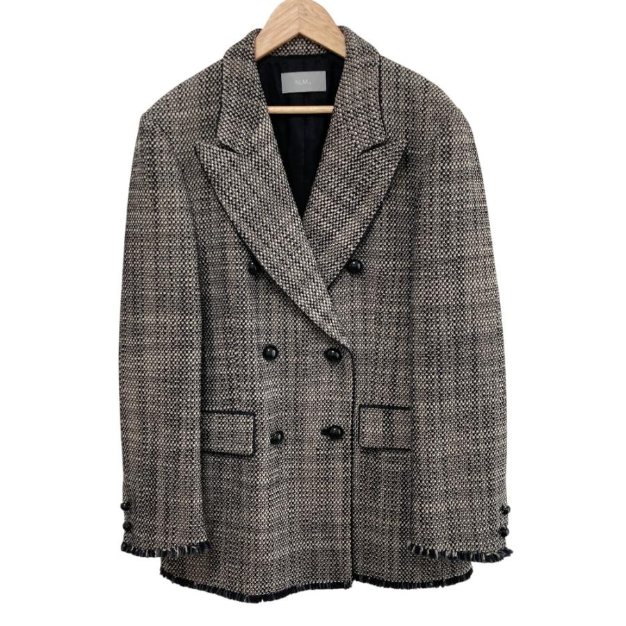 美品 24AW hueLe Museum ヒューエルミュージアム ウールスラブツイード