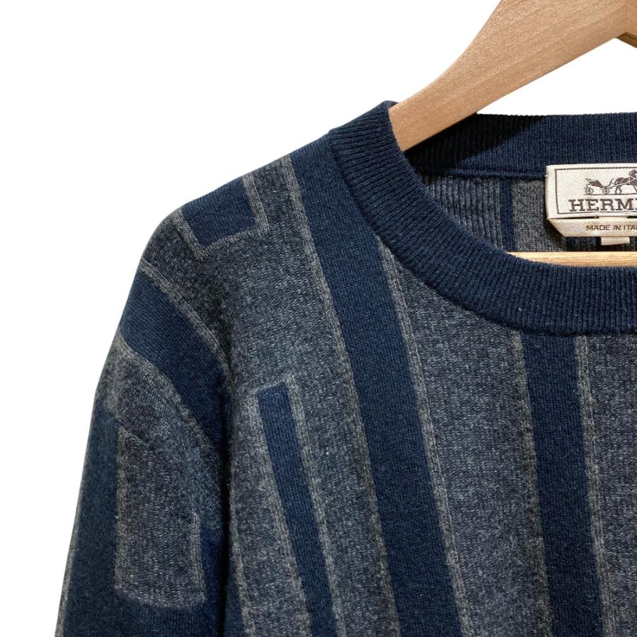 HERMES（エルメス） 美品 H柄 カシミヤニット セーター Mサイズ 