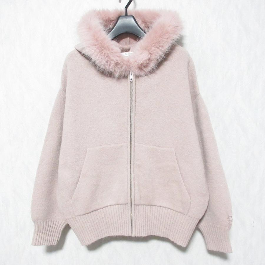 SNIDEL（スナイデル） 美品 24AW SNIDEL ファーニットフーディ