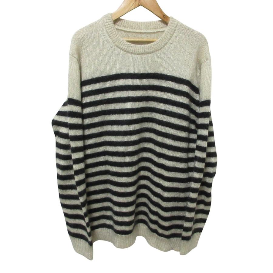 美品 22AW MUSE de Deuxieme Classe ミューズドゥドゥーズィーエムクラス MOHAIR モヘアシルク プルオーバー ニットセーター ベージュ レディース 古着 中古 USED MUSE de Deuxieme Classe 美品 22AW ミューズドゥドゥーズィーエム