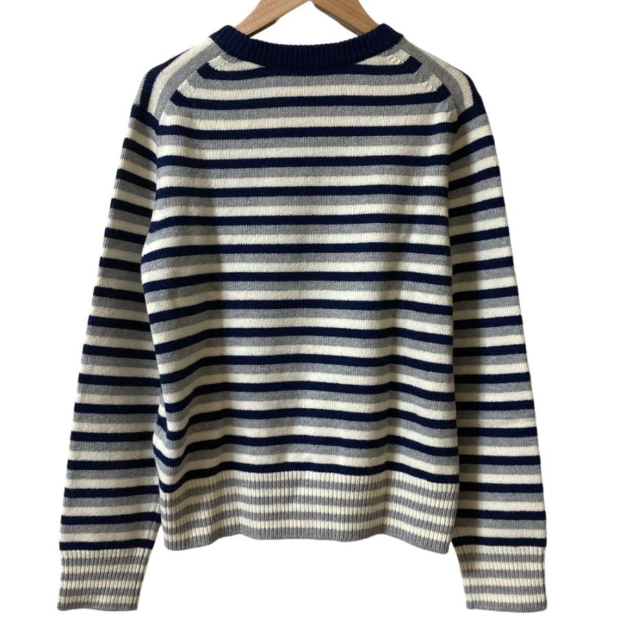メゾンキツネ　ボーダー　ニット MAISON KITSUNE' - maisonkitsune ボーダーニットの通販 by TK｜メゾン