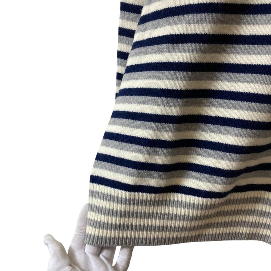 MAISON KITSUNE ボーダー モヘア ニット S 正規品 MAISON KITSUNE' - 【1週間限定値下げ】MAISON KITSUNE ボーダーニット