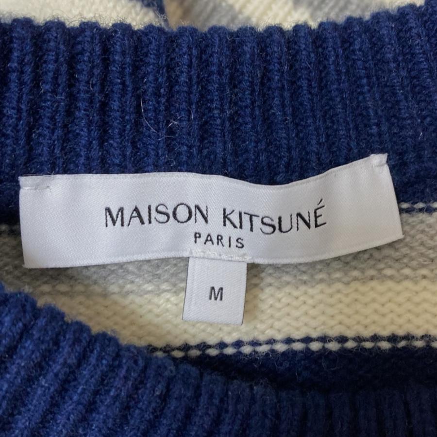メゾンキツネ ボーダーニット MAISON KITSUNE' - maisonkitsune ボーダーニットの通販 by TK｜メゾン