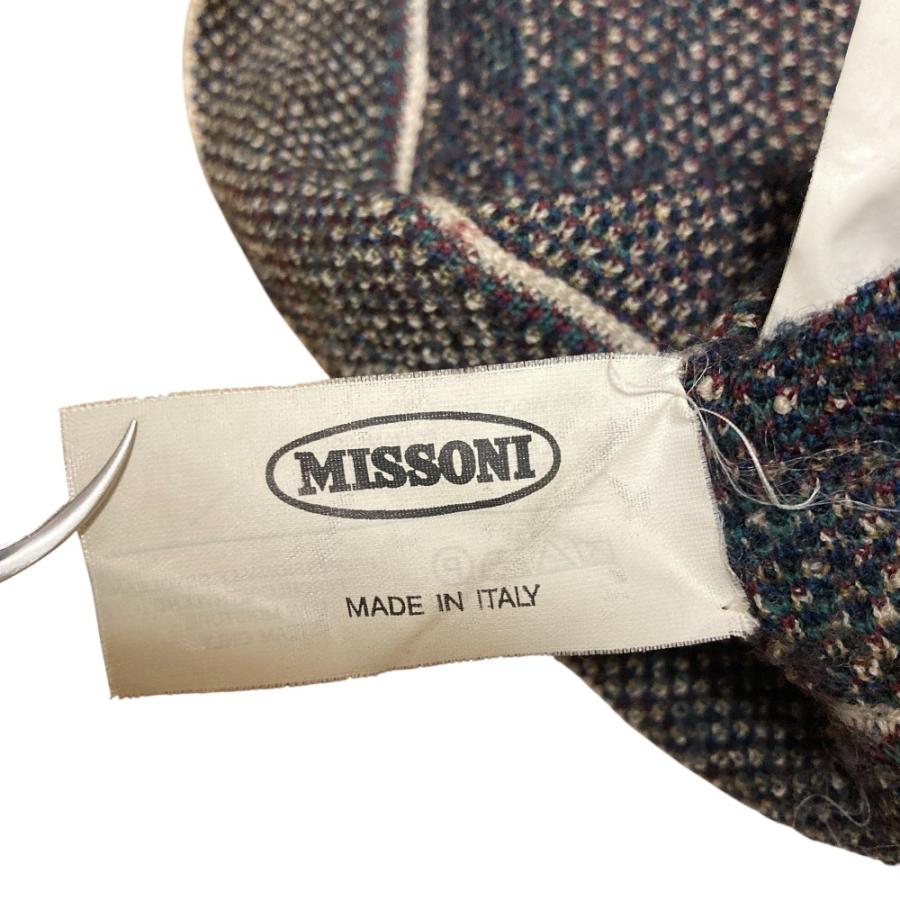 MISSONI（ミッソーニ） 良品 総柄 ハイネック ウール ニット セーター