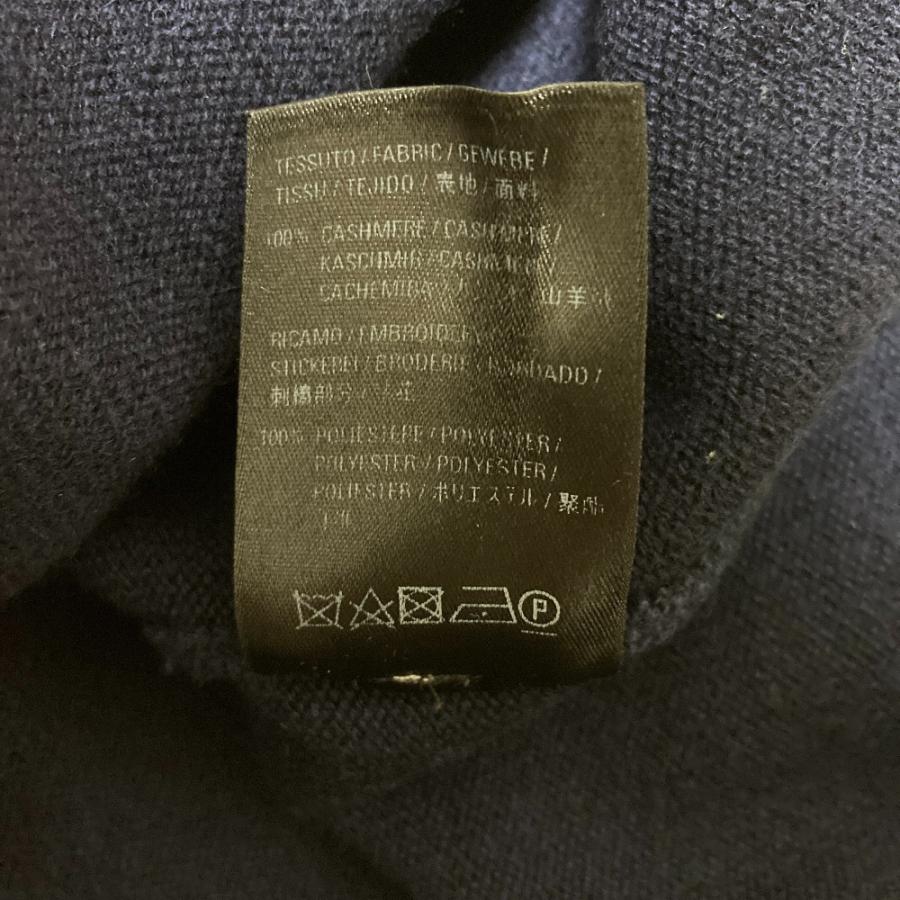 BALENCIAGA（バレンシアガ） 美品 Vネック バックロゴ カシミヤ ニット 