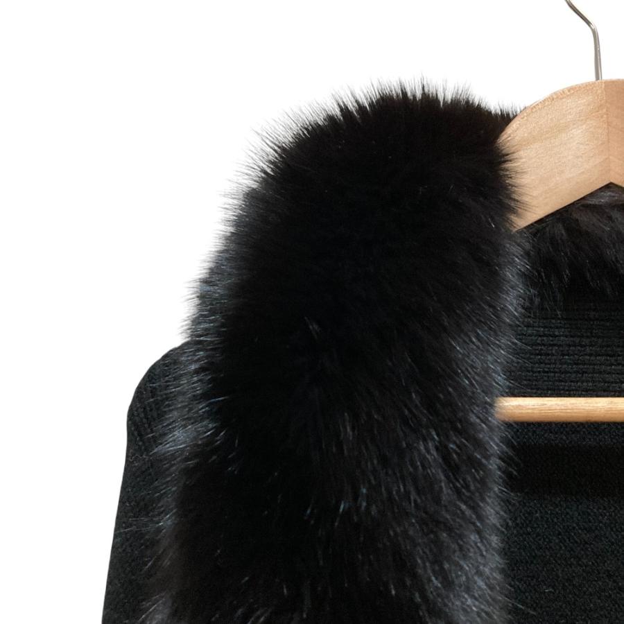 FOXEY（フォクシー） 美品 カシミヤ フォックスファー ケープストール 