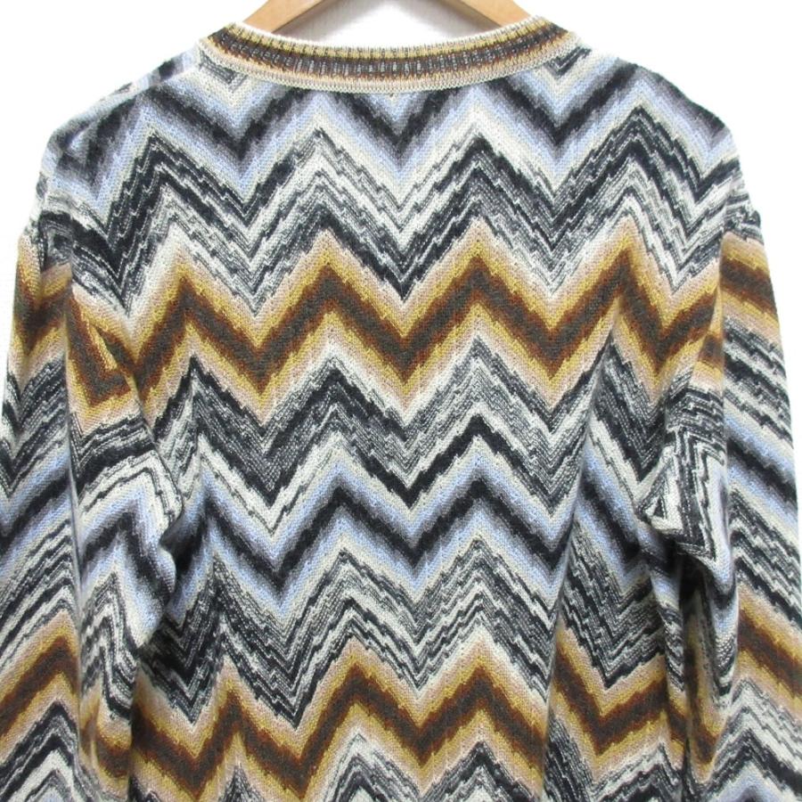 MISSONI（ミッソーニ） 美品 シェブロン Vネック ウール モヘア