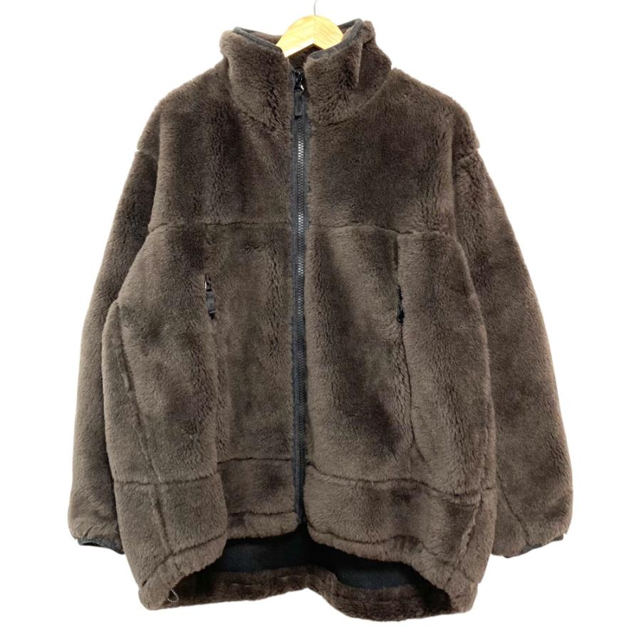 Chaosカオス ウール ボアブルゾン　ブラウン23aw Chaos（カオス） 美品 ウールボアブルゾン ジャケット CH207020ER