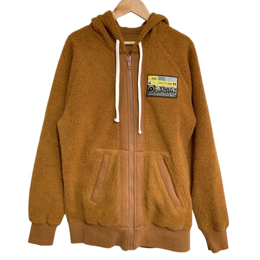 DIESEL（ディーゼル） 美品 S-RUMMES-ZIP-REV ボアジップパーカー XXS