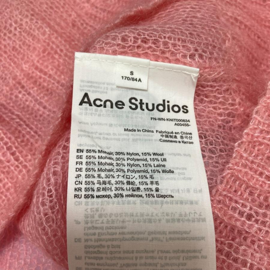 未使用 Acne Studios アクネストゥディオズ モヘアニット セーター サイズS シャーベットピンク レディース 古着 中古 USED Acne Studios（アクネ ストゥディオズ） 未使用 モヘアニット セーター