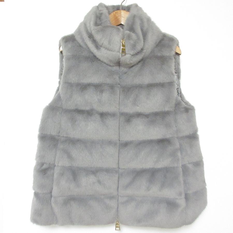 HERNO（ヘルノ） 美品 エコファーダウンベスト PI001514D サイズ40