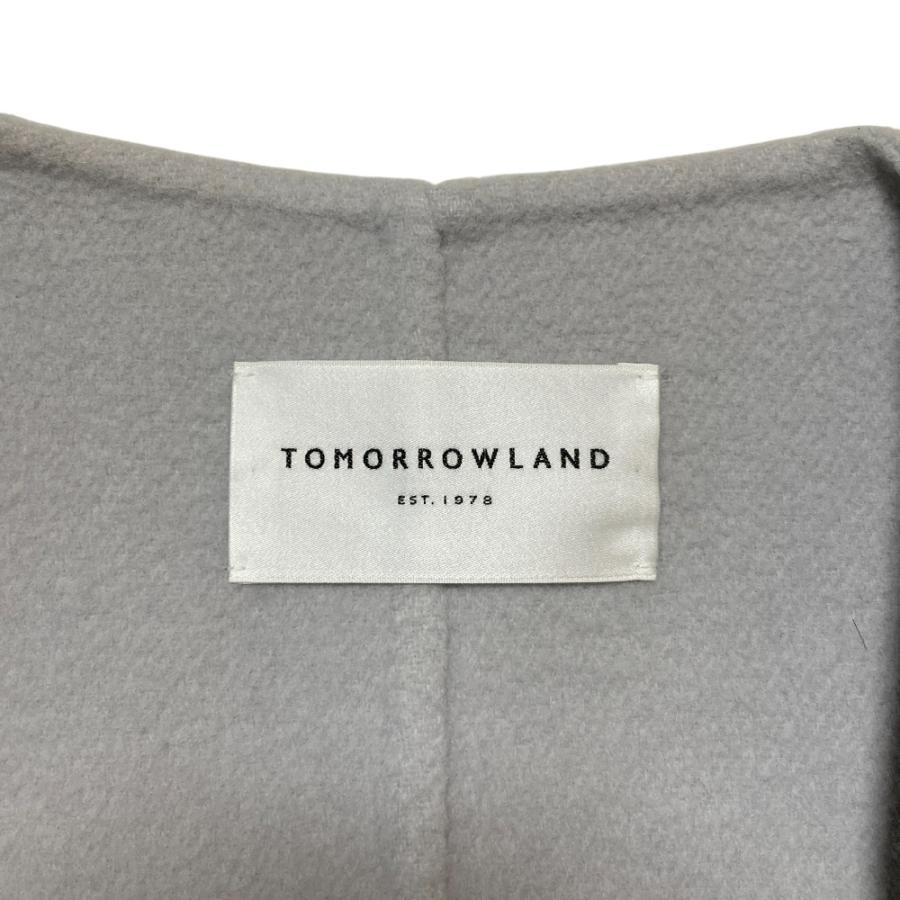TOMORROWLAND（トゥモローランド） 美品 リバーコート 36 ライトブルー 