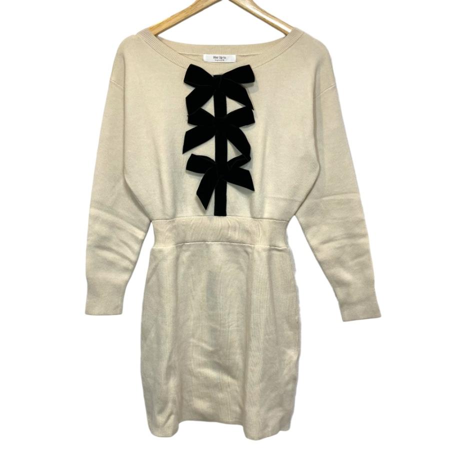 未使用 24AW Herlipto ハーリップトゥ Simone Knit Mini Dress ニット