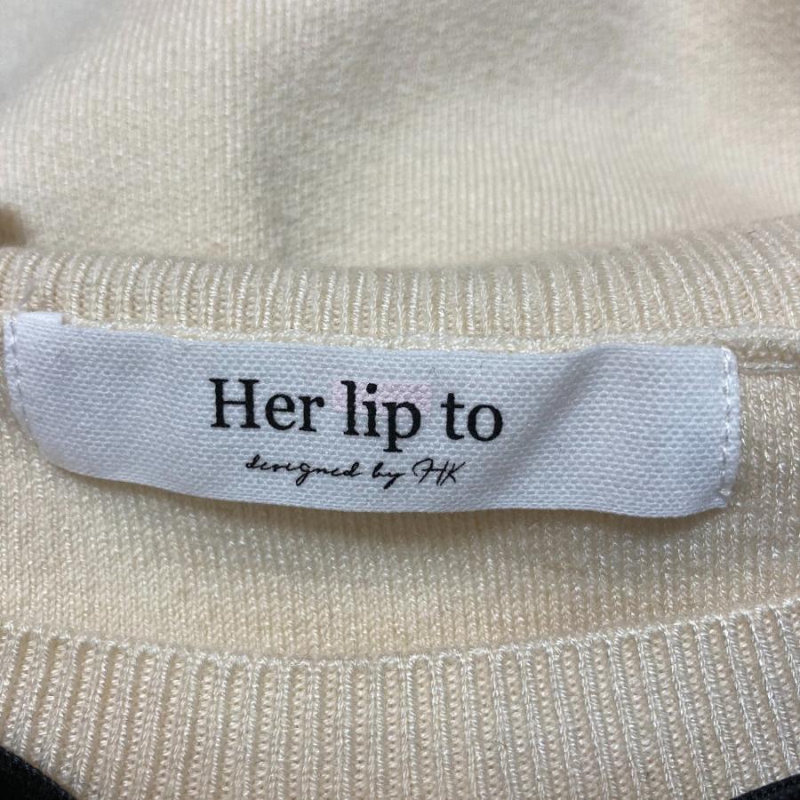 未使用 24AW Herlipto ハーリップトゥ Simone Knit Mini Dress ニット