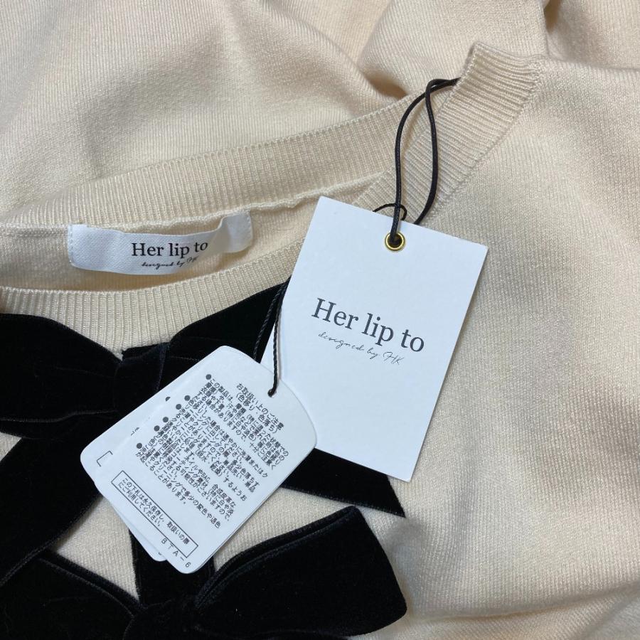 未使用 24AW Herlipto ハーリップトゥ Simone Knit Mini Dress ニット