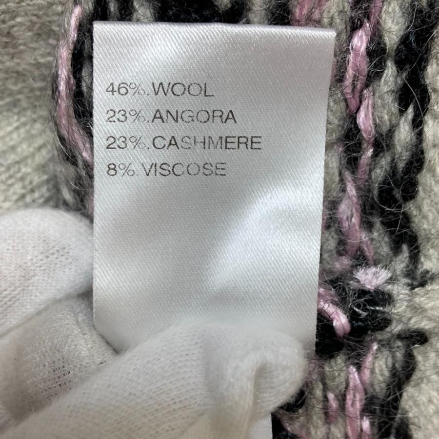 良品 Chloe クロエ フェアアイル アンゴラ カシミヤブレンド ニットカーディガン XSサイズ グレー レディース 古着 中古 USED Chloe - 良品 Chloe クロエ フェアアイル アンゴラ カシミヤブレンド