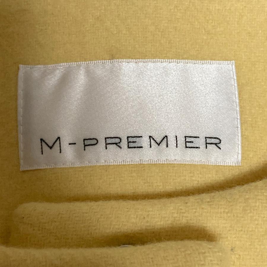 M-PREMIER（エムプルミエ） 美品 Super100's ウールノーカラーコート