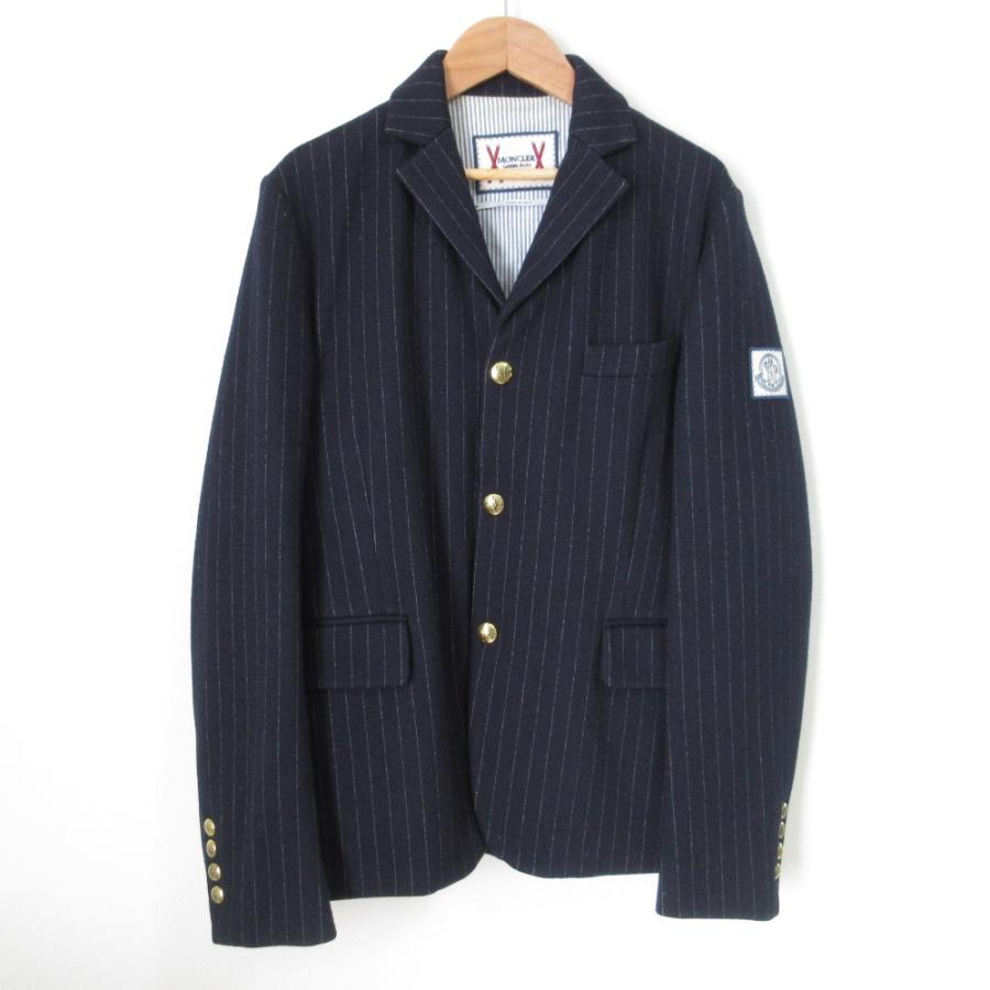 MONCLER GAMME BLEU ストライプジャケット モンクレール MONCLER（モンクレール） 良品 MONCLER GAMME BLEU モンクレールガム