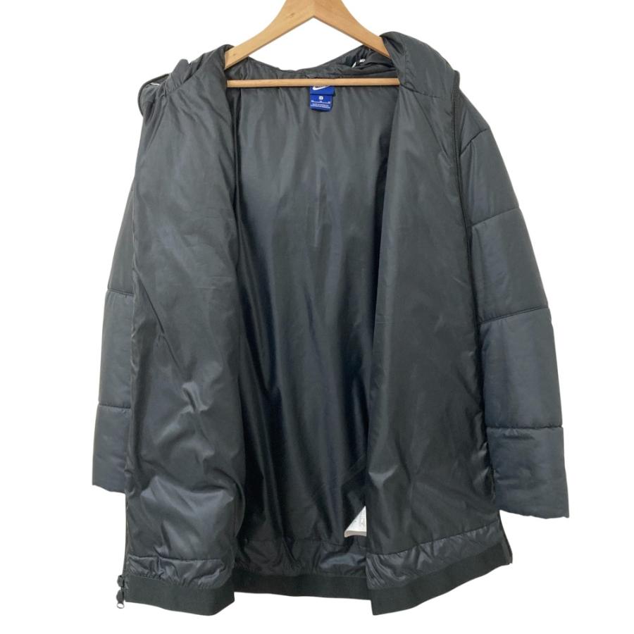 美品★NIKE ベンチコート★ロング中綿★Ma529Mサイズ NIKE（ナイキ） 中綿 ベンチコート ロングコート サイズM ブラック