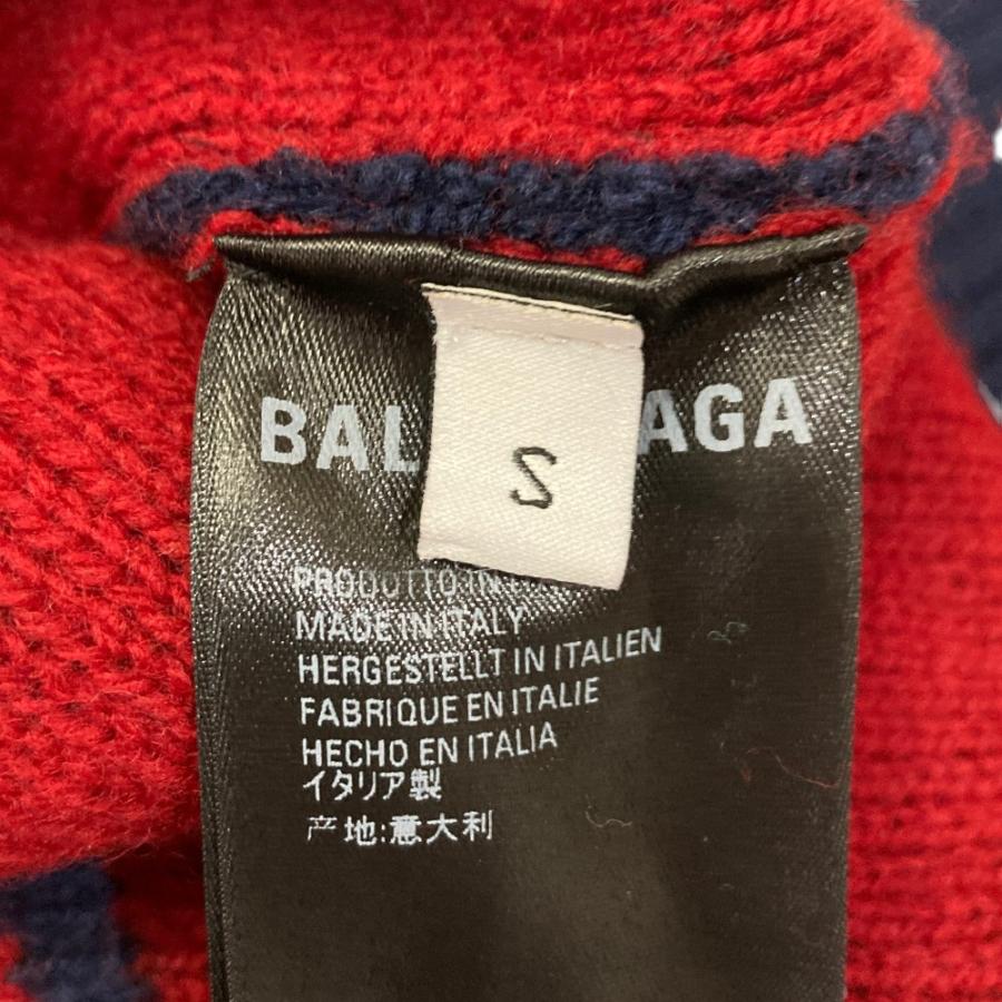 BALENCIAGA（バレンシアガ） 美品 ロゴジャガード ニットセーター S