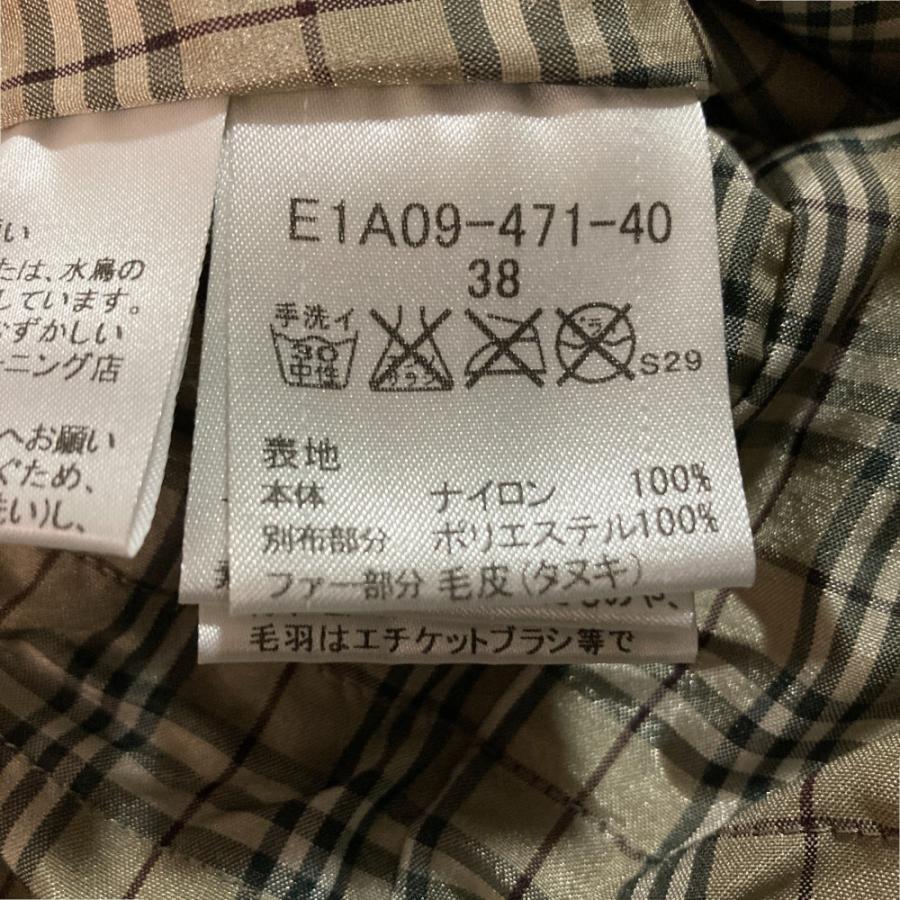 BURBERRY BLUE LABEL（バーバリーブルーレーベル） 美品 ブード付き 