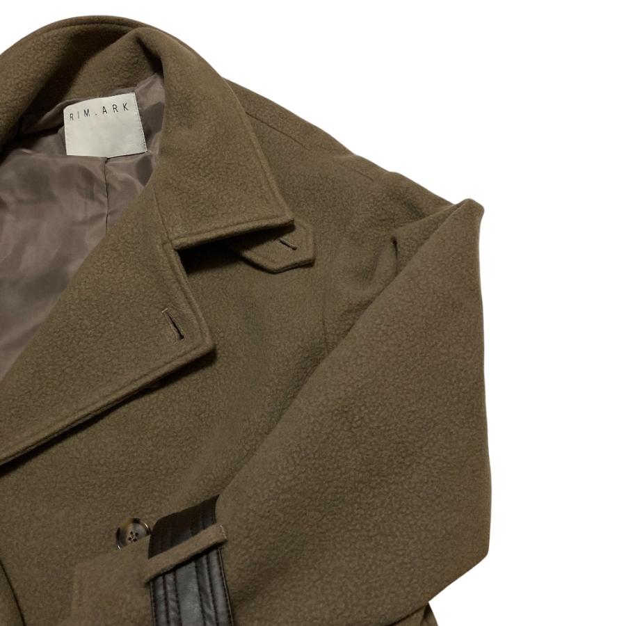 美品【RIM.ARK】Cashmere blend poncho CT RIM.ARK 良品 リムアーク Cashmere blend poncho CT コート サイズ38
