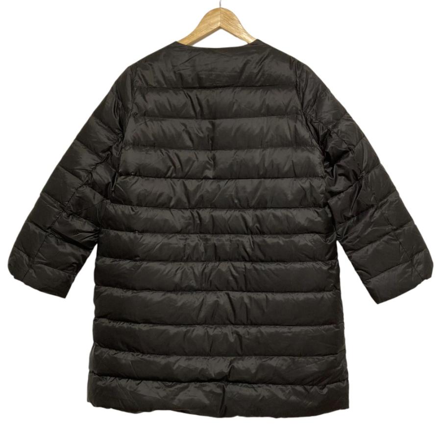 ●JILSANDER●ジルサンダー レディース コート ダークグレー サイズ36 JIL SANDER（ジルサンダー） 美品 ナイロン ノーカラーダウンコート