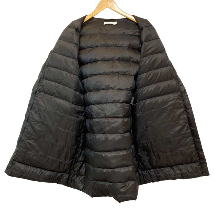 JIL SANDER（ジルサンダー） 美品 ナイロン ノーカラーダウンコート