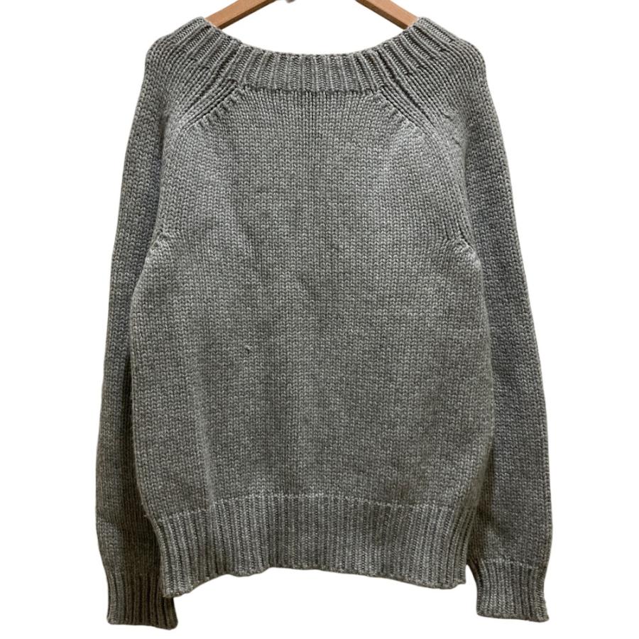 美品 JIL SANDER ジルサンダー Jインターシャ カシミヤニット セーター サイズ36 グレー レディース 古着 中古 USED JIL SANDER（ジルサンダー） 美品 Jインターシャ カシミヤニット