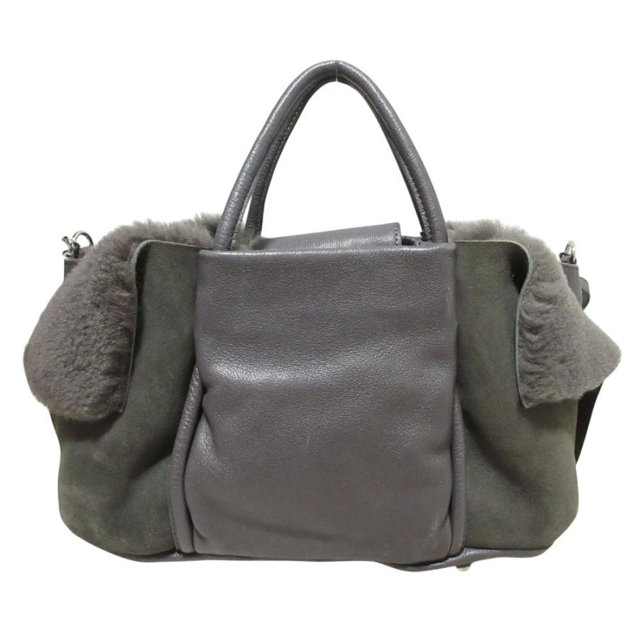 PotioR（ポティオール） 美品 ムートン 2WAY ハンドバッグ ショルダー 