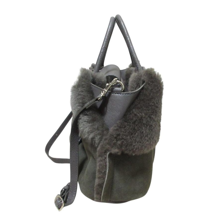 PotioR（ポティオール） 美品 ムートン 2WAY ハンドバッグ ショルダー 