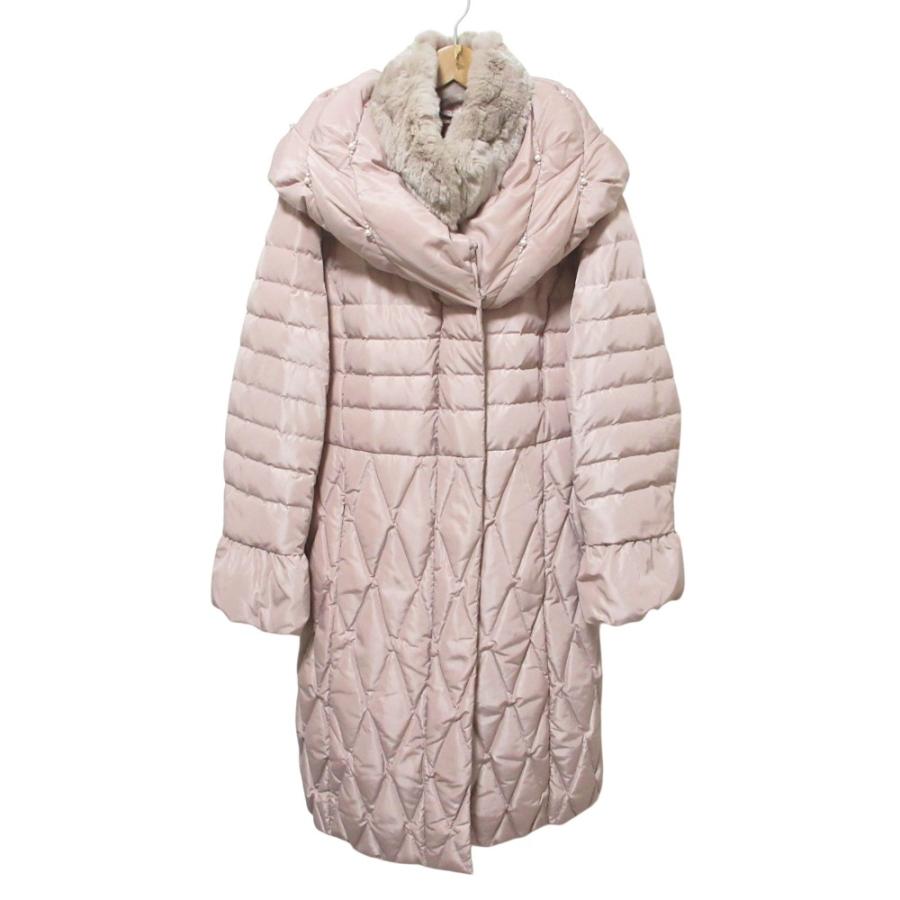 美品 Super Beauty スーパービューティー レッキスファー付きダウン