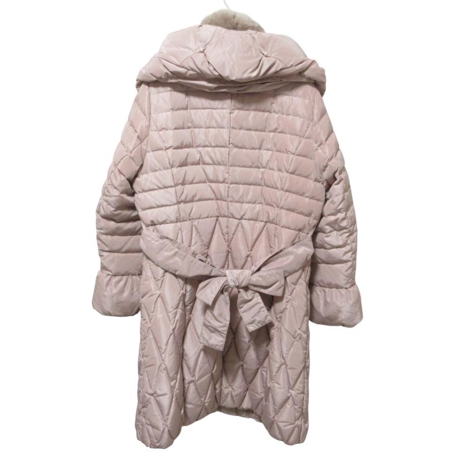 美品 Super Beauty スーパービューティー レッキスファー付きダウン