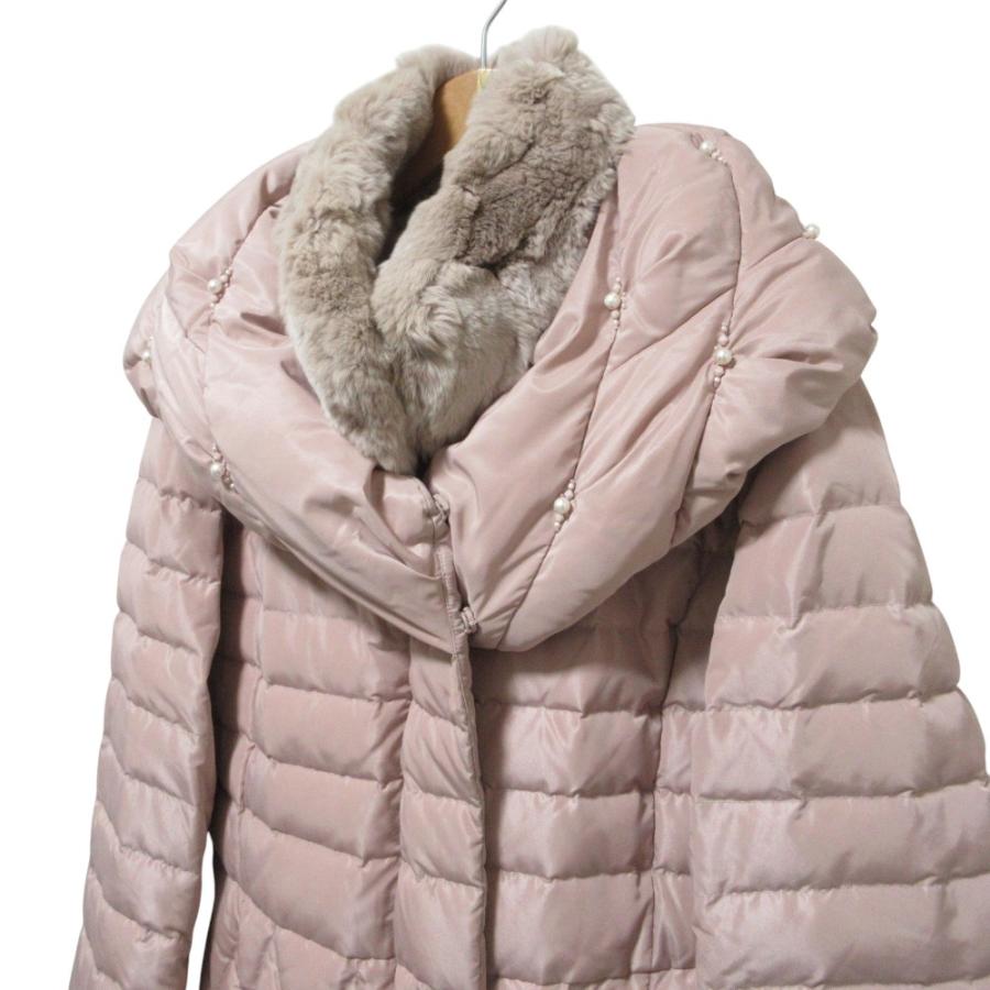 美品 Super Beauty スーパービューティー レッキスファー付きダウン