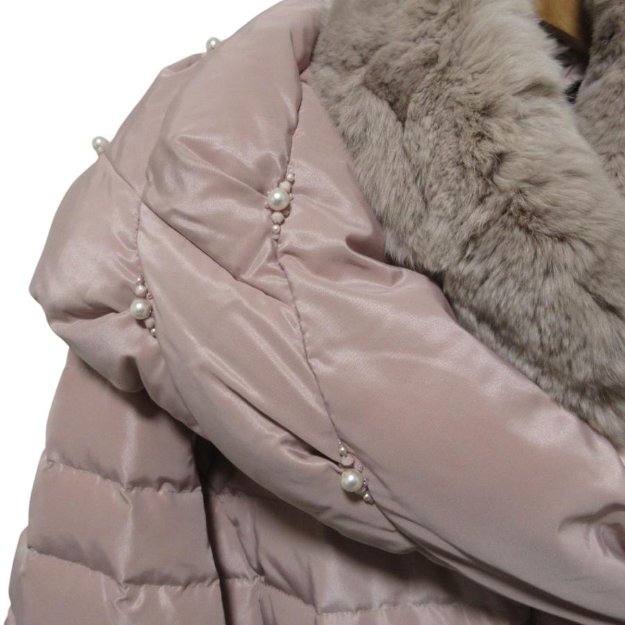 美品 Super Beauty スーパービューティー レッキスファー付きダウン