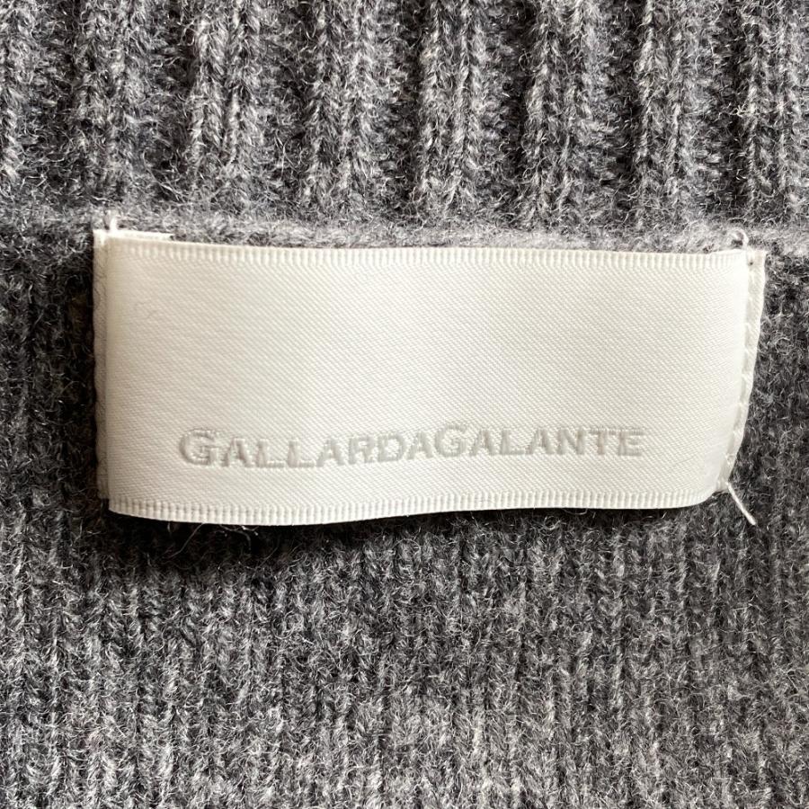 美品 24AW GALLARDAGALANTE ガリャルダガランテ Vネックニット セーター サイズF グレー レディース 古着 中古 USED GALLARDAGALANTE（ガリャルダガランテ） 美品 24AW GALLARDAGALANTE V