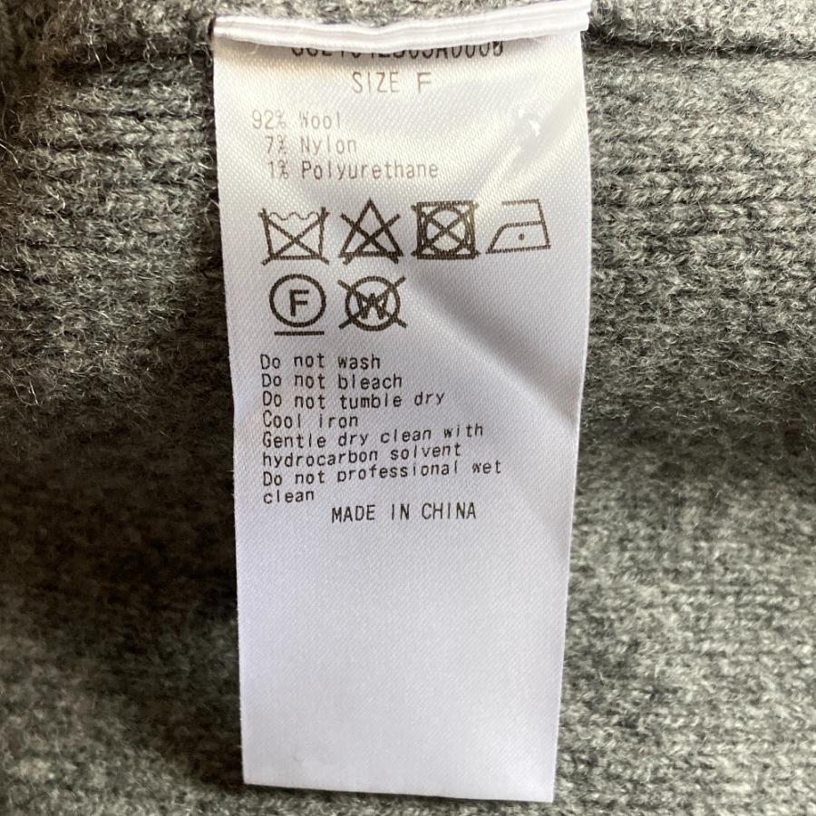 美品 24AW GALLARDAGALANTE ガリャルダガランテ Vネックニット セーター サイズF グレー レディース 古着 中古 USED GALLARDAGALANTE（ガリャルダガランテ） 美品 24AW GALLARDAGALANTE V
