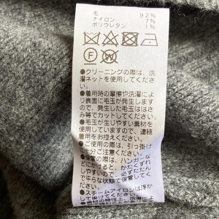 美品 24AW GALLARDAGALANTE ガリャルダガランテ Vネックニット セーター サイズF グレー レディース 古着 中古 USED GALLARDAGALANTE（ガリャルダガランテ） 美品 24AW GALLARDAGALANTE V