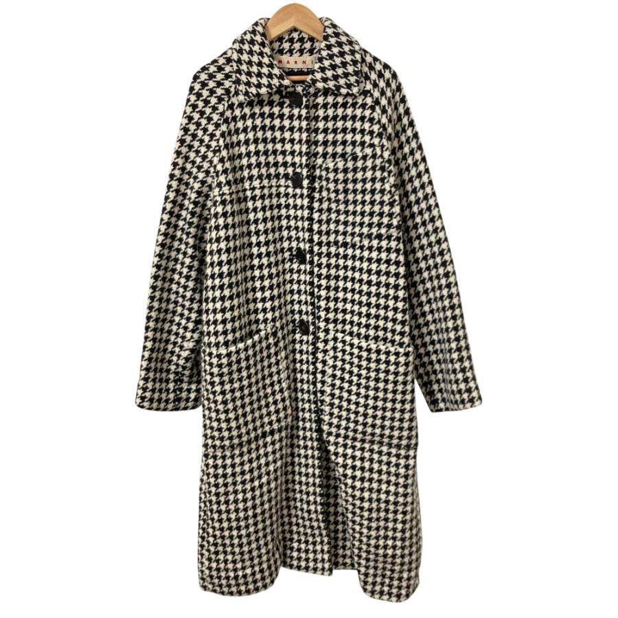 MARNI（マルニ） 良品 ハウンドトゥース 千鳥格子 ウール コート