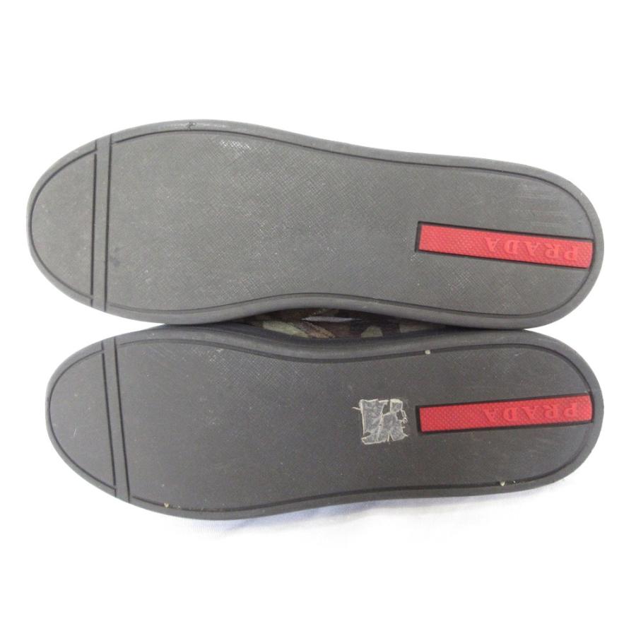 新品同様 PRADA SPORTS プラダスポーツ ハラコ レザー カモフラ 迷彩