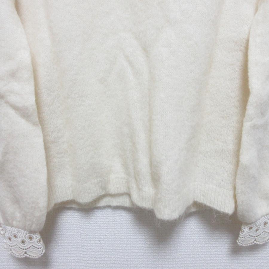 LA MAILLE SEZANE ラマイユ セザンヌ レース モヘア ニット セーター
