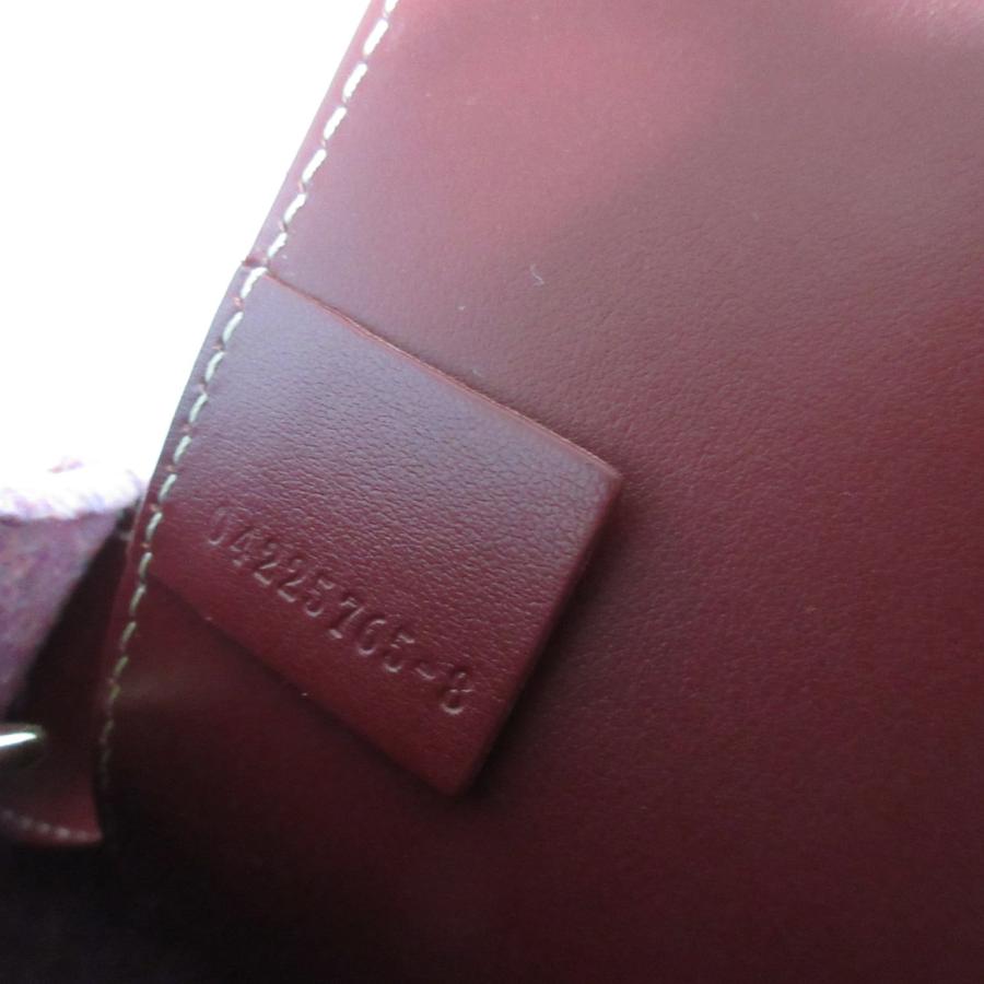新品同様 Chloe クロエ ウッディスモール フェルト レザーショルダーバッグ 04225765-8 レッド レディース 古着 中古_8