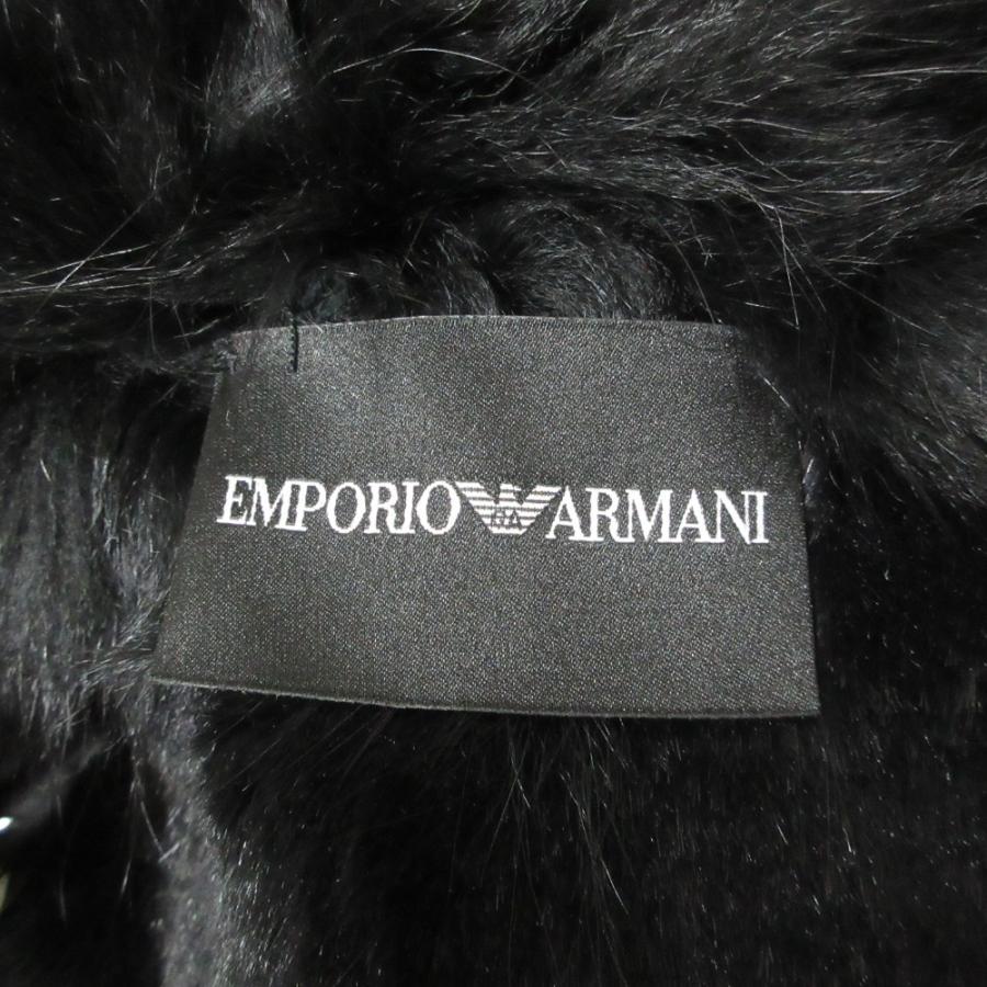 EMPORIO ARMANI 美品 エンポリオアルマーニ ファーヤーン フード