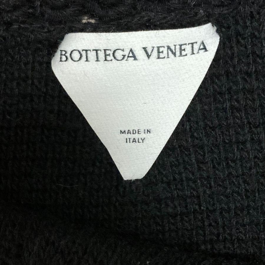 BOTTEGA VENETA ボッテガベネタ ニット・セーター M 黒 【古着】【中古】【送料無料】 中古・古着通販】BOTTEGA VENETA (ボッテガベネタ) リブ編みクルー